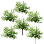 6 X 40cm Artificial Bamboo Palm Bush Plant