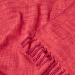 Nirvana Handwoven Slub Cotton Throw | 150cm x 200cm | Orange