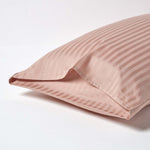 Egyptian Cotton Satin Stripe Housewife Pillowcase 330 Tc | King Pillow Case | Taupe & Beige