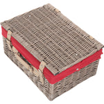 Wicker 40cm Antique Wash Picnic Basket | Red