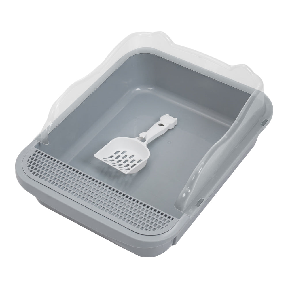 Semi-closed Anti-splash Cat Litter Box Pet Toilet