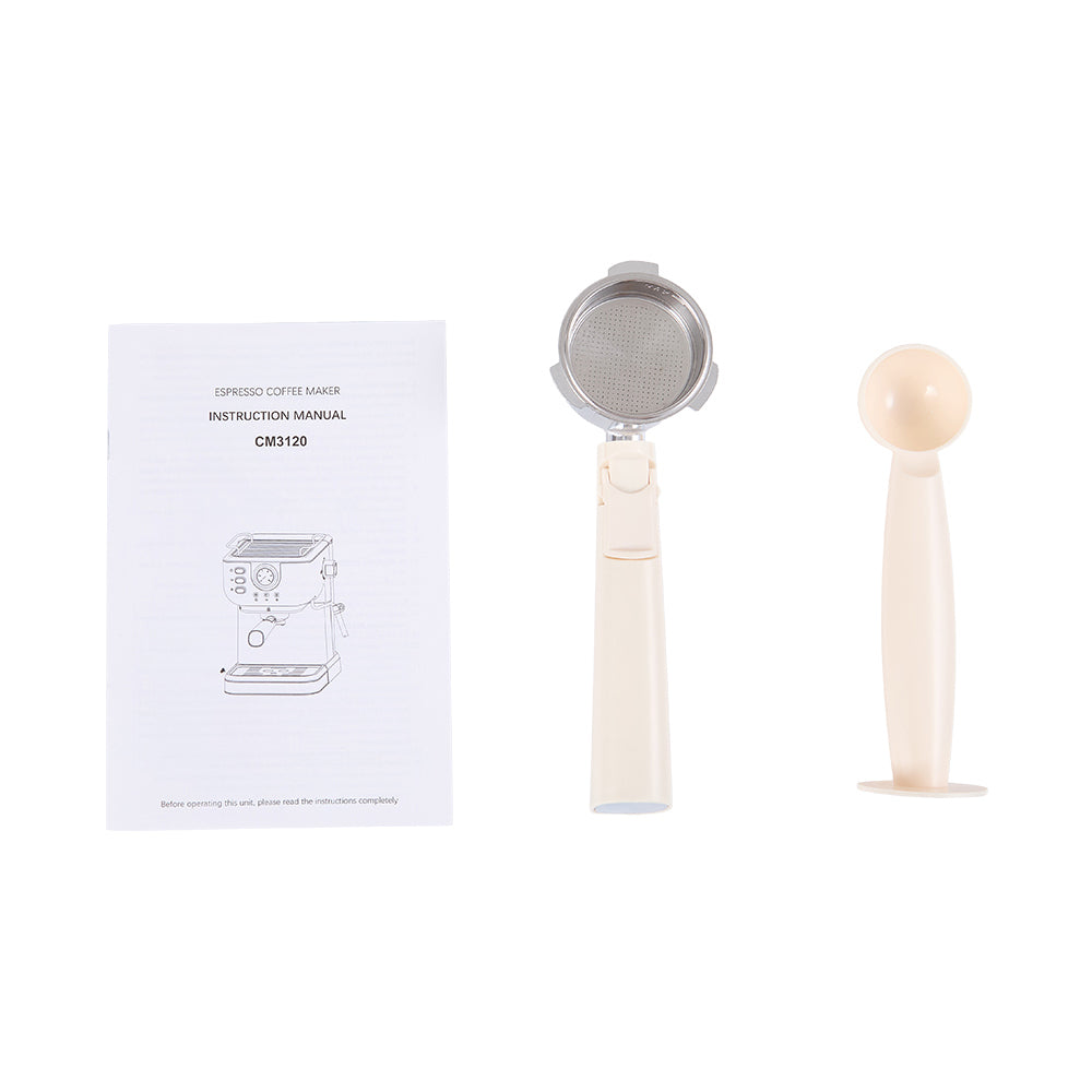 Living and Home Retro Coffee Espresso Machine With Latte Milk Frother