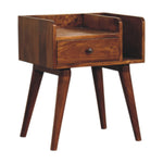 Solid Wood Chestnut Collective Bedside