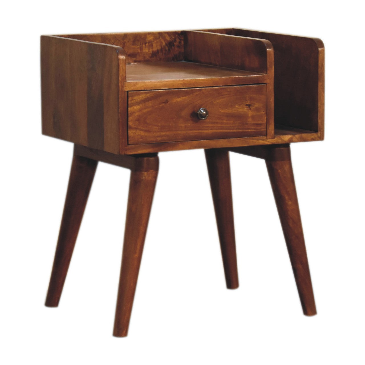Solid Wood Chestnut Collective Bedside