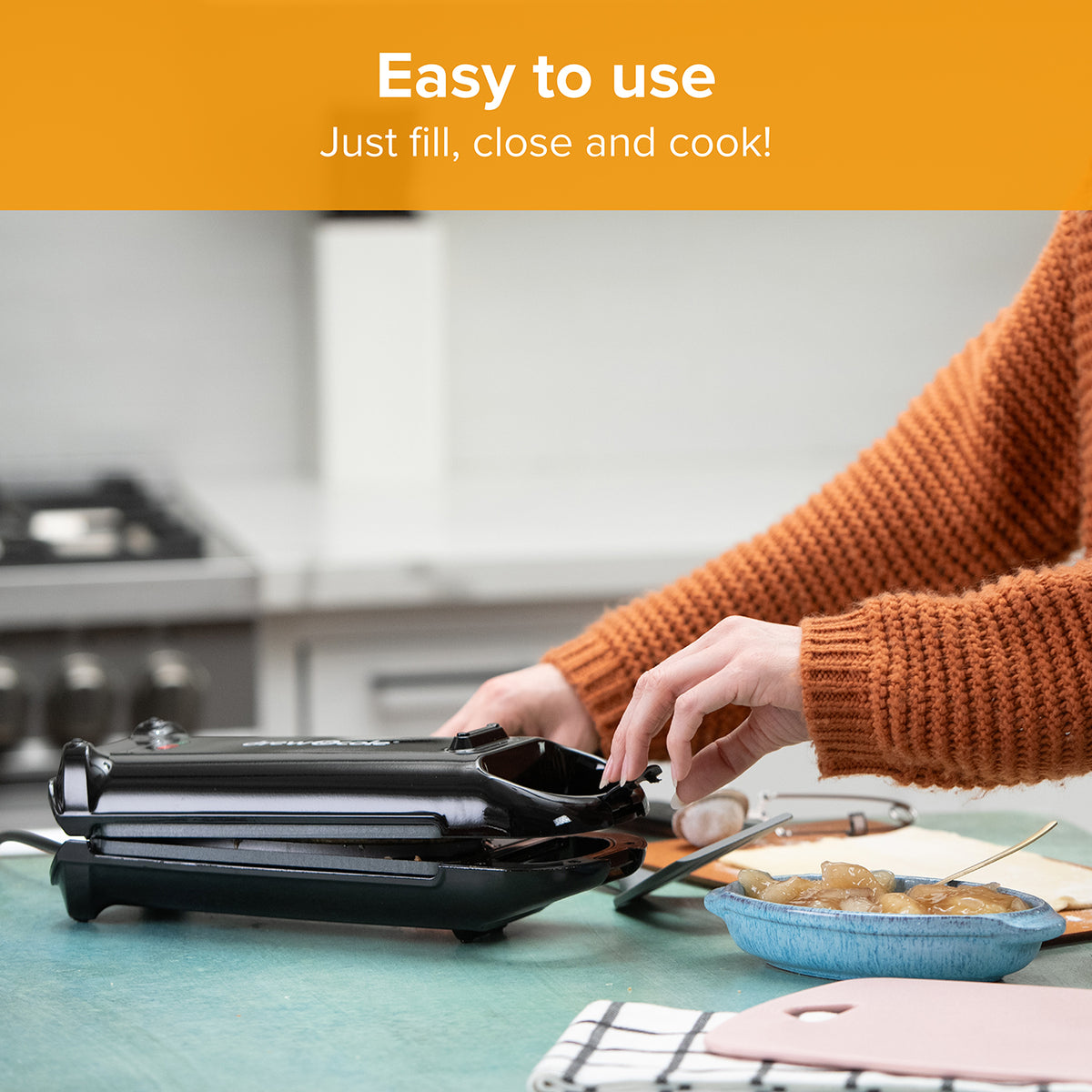 Drew&Cole 3-in-1 5 Minute CleverChef Deluxe | Black