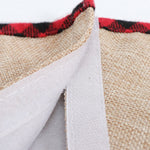Burlap Merry Christmas Tree Skirt Collar