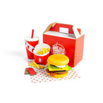 48pc Wooden Burger & Fries Set