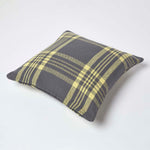Tartan Check Pattern Cushion Cover | 45cm x 45cm | Yellow & Grey