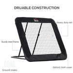 Football Training Net With Adjustable Angles - Black | Black
