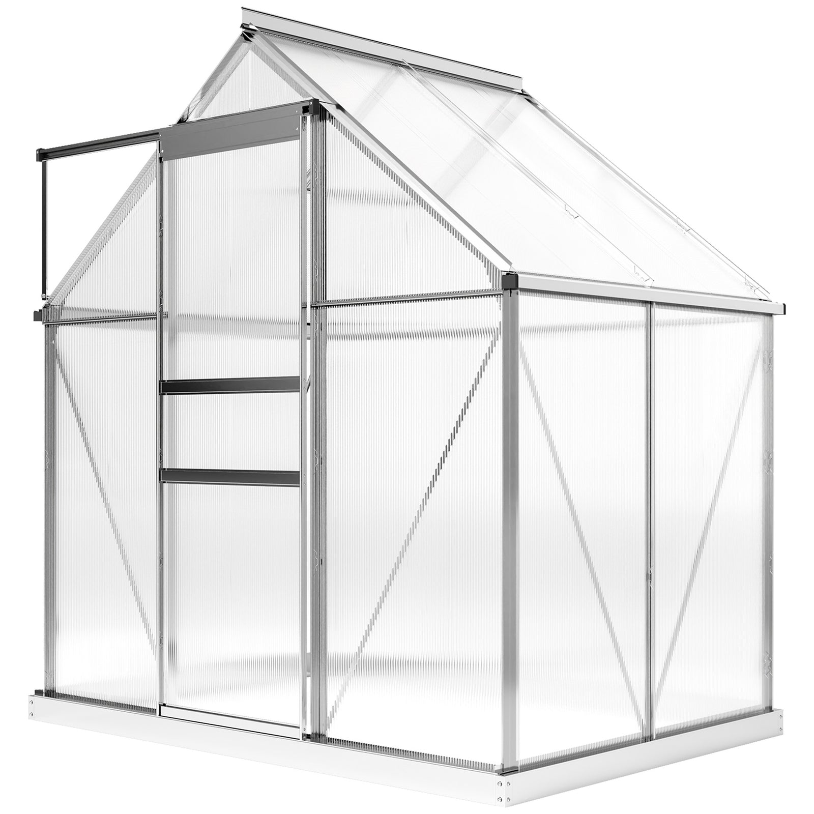 Polycarbonate Greenhouse, Small Greenhouse | Silver