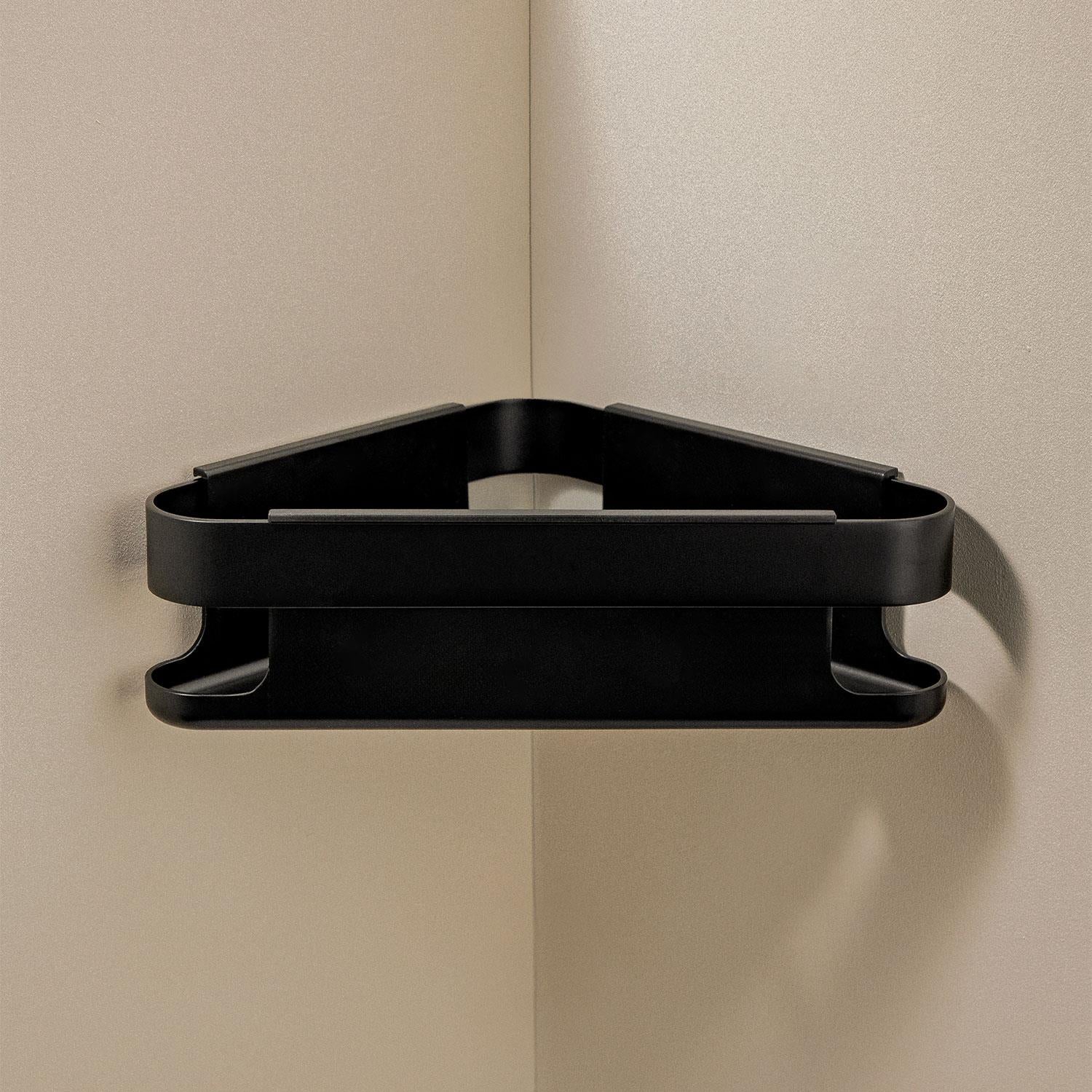 Corner Shower Caddy, Shower Basket, Matt, Hidden Fixings, 5kg Resistance
