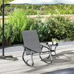 Garden Rocking Chair, Ergonomic With Armrests