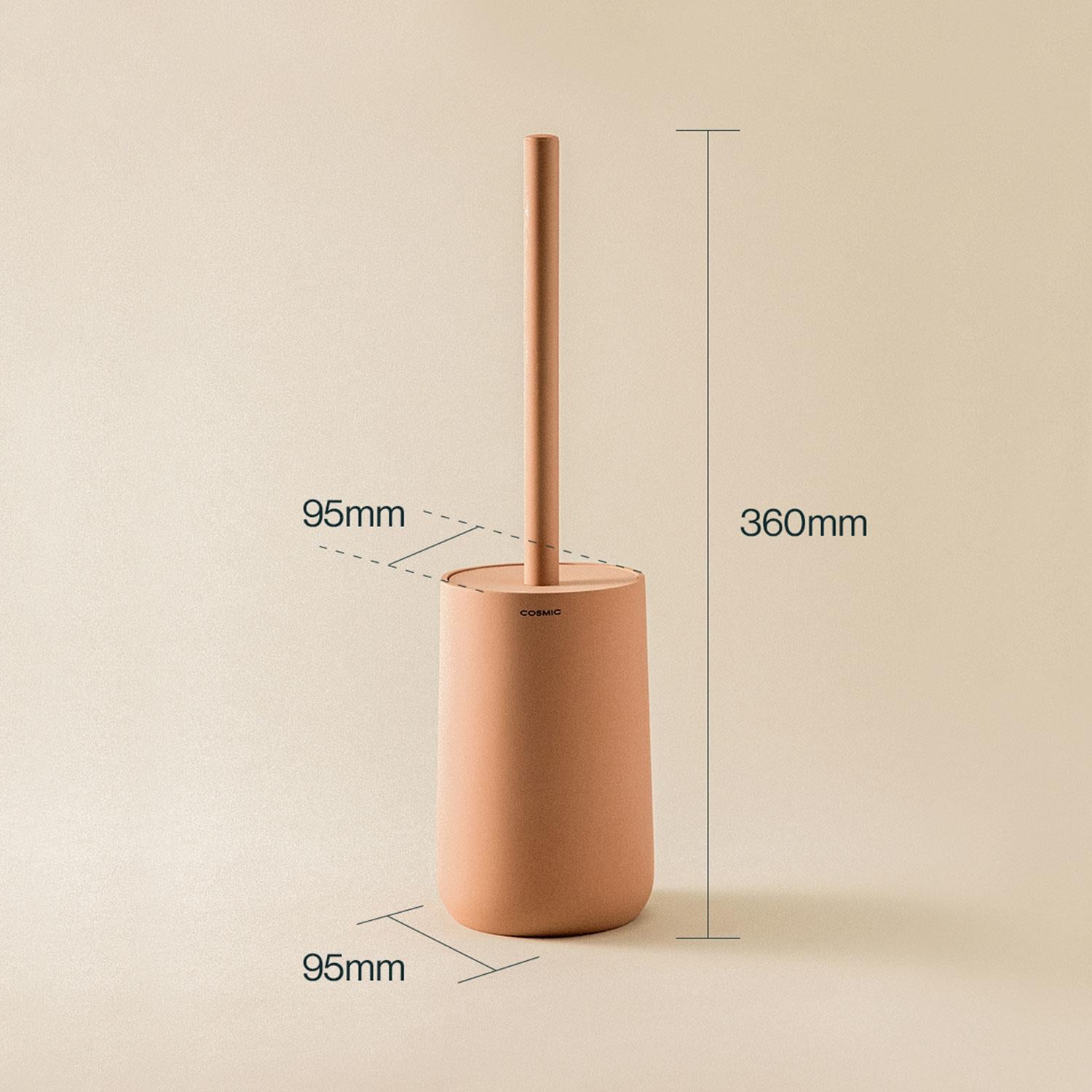 Toilet Brush, Free-standing, Polyresin, Blossom Pink, Saona Collection