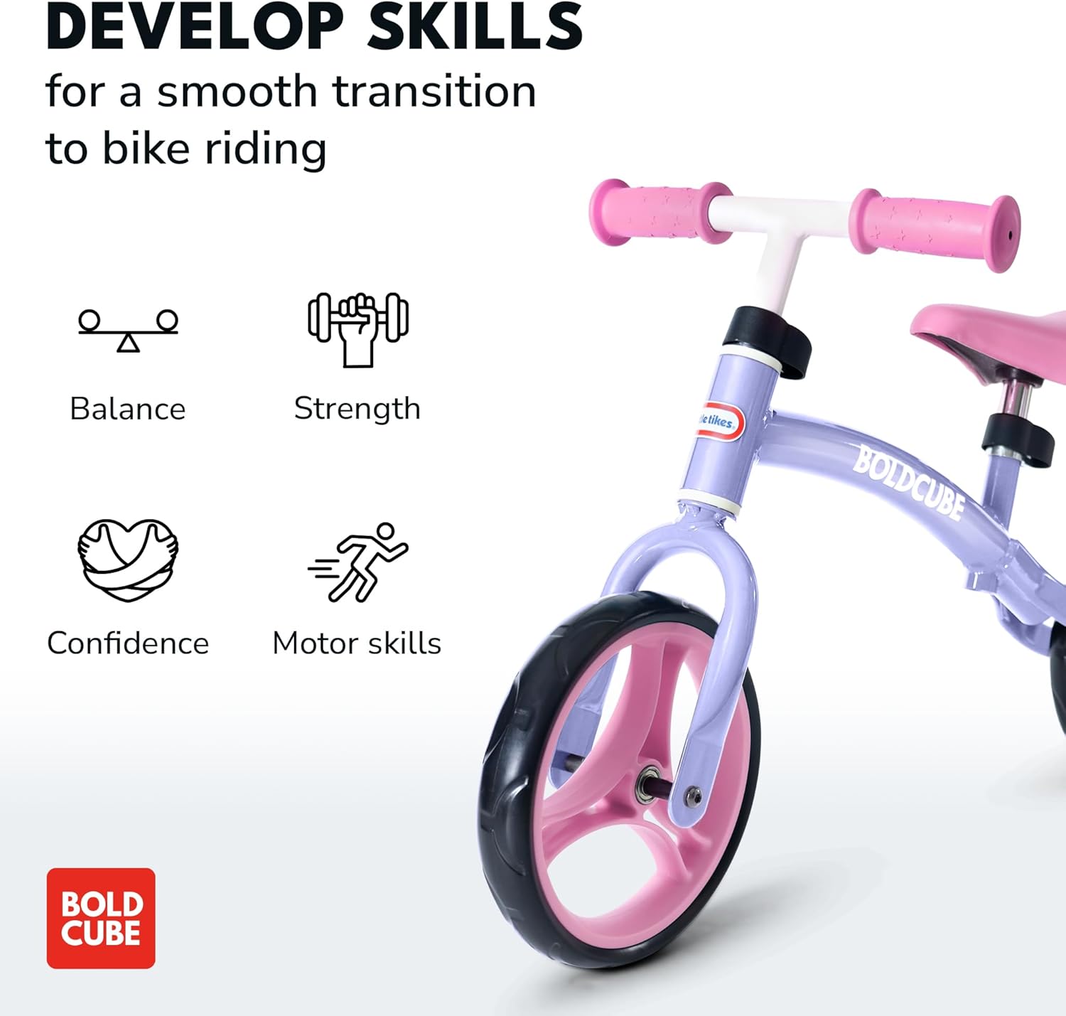 Little Tikes Kids Balance Bike | Pink