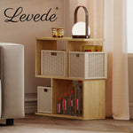Levede Slim Sofa Side Table Narrow End Accent Table 3 Tier Living Room 20cm