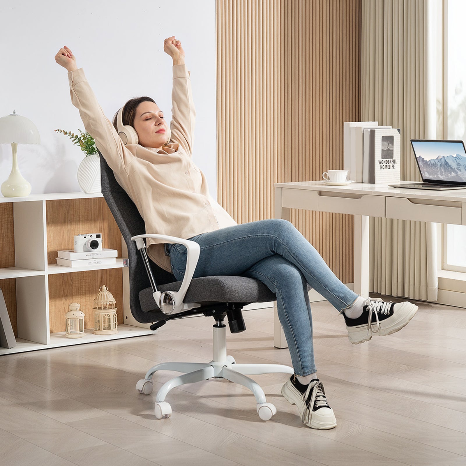 High Back Office Chair | Grey