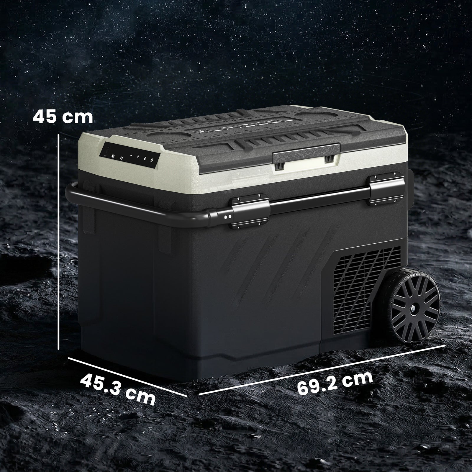Compressor Car Fridge Freezer, Dual Zone With App Control | 40l | Black