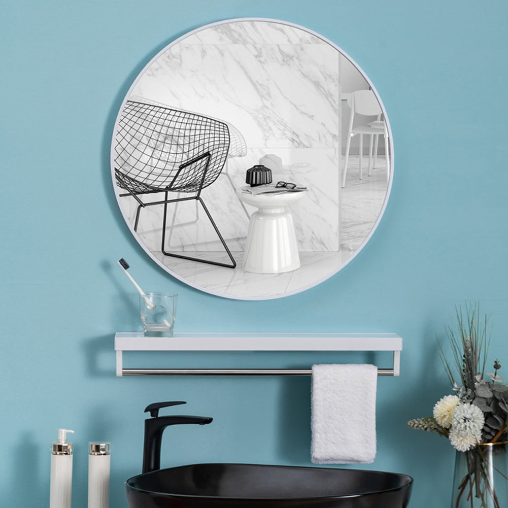 40cm Diameter Nordic Round Bathroom Framed Mirror Wall Hanging Mirror