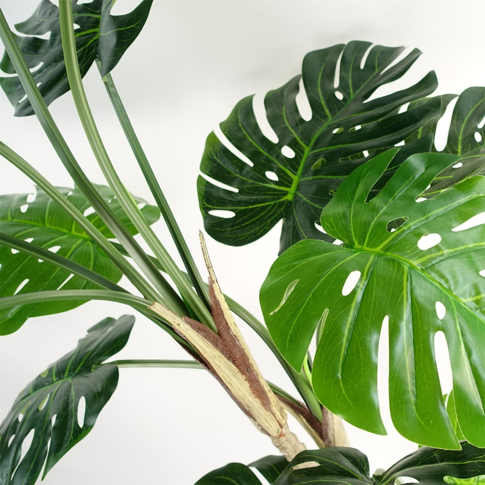 150cm Artificial Luxury Monstera Plant Black Pot
