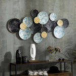 Minimalist Metal Wall Art Circle Home Hanging Wall Sculpture