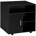 Multi-storage Printer Unit Office Organisation 5 Compartment | One Size | Black