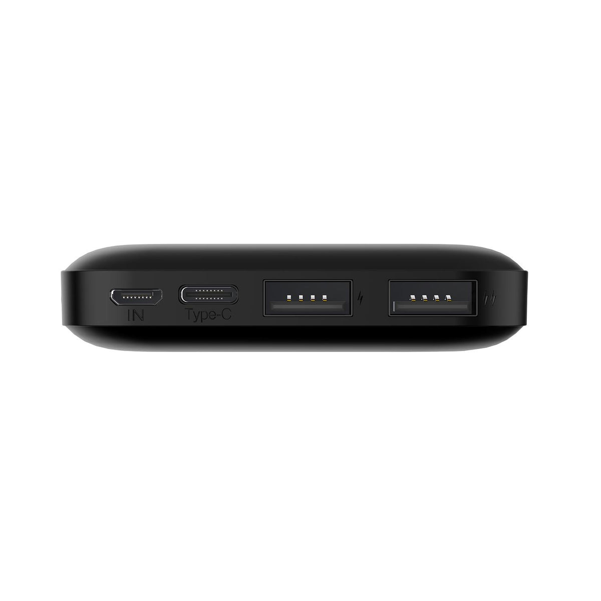 10,000 Mah Powerbank With Type-c 3a Output, Black