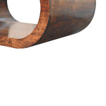 Amaya Solid Wood Coffee Table In Chocolate Brown Finish