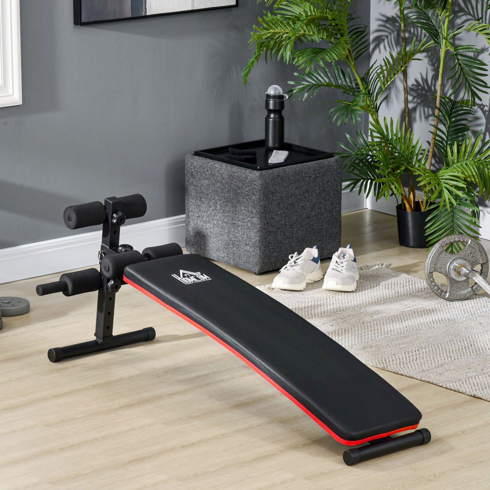 Foldable Sit Up Bench - Adjustable Core Workout | Black