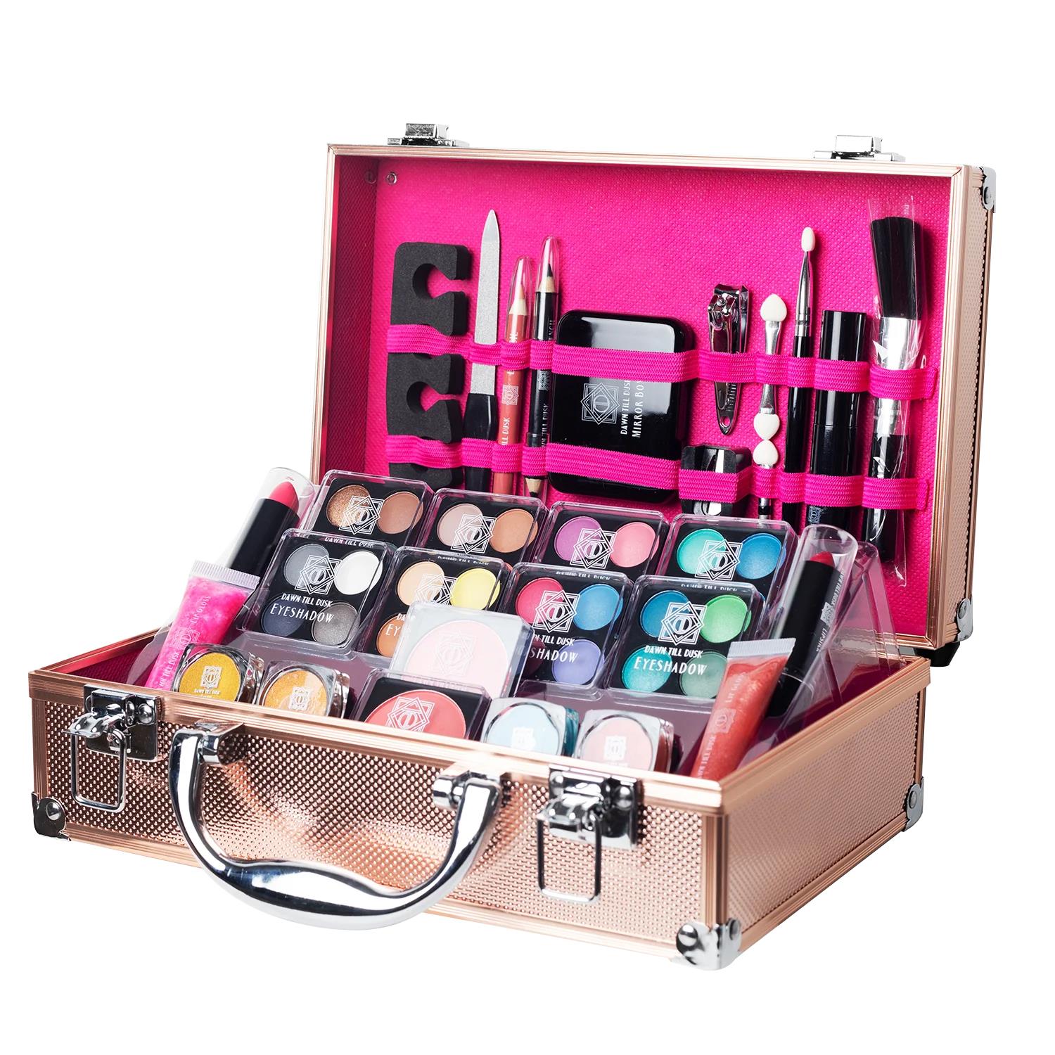 Dawn Till Dusk 54 Pcs Makeup Set With Travel Vanity Box | 54Piece | Rose Gold