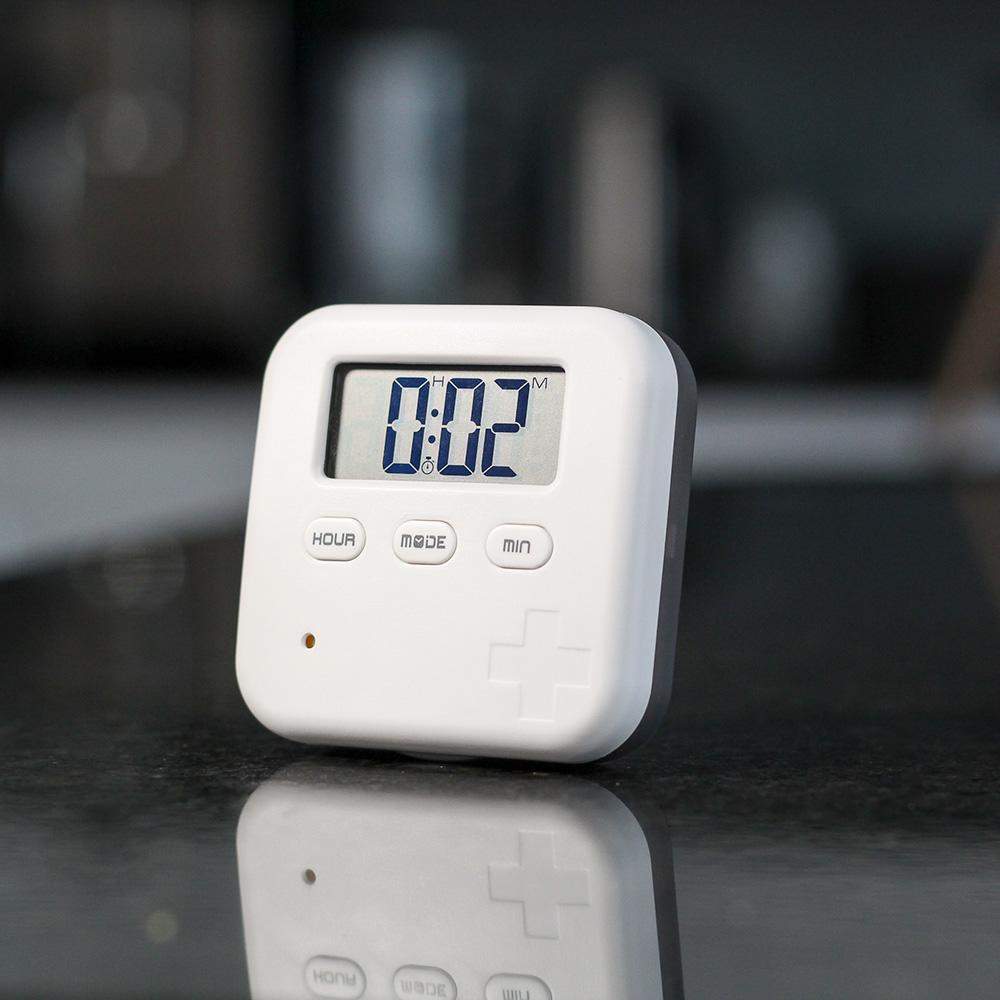 Vibration Pill Box, 5 Alarm, Six Compartment