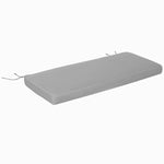 Light Grey 2-seater Bench Cushion