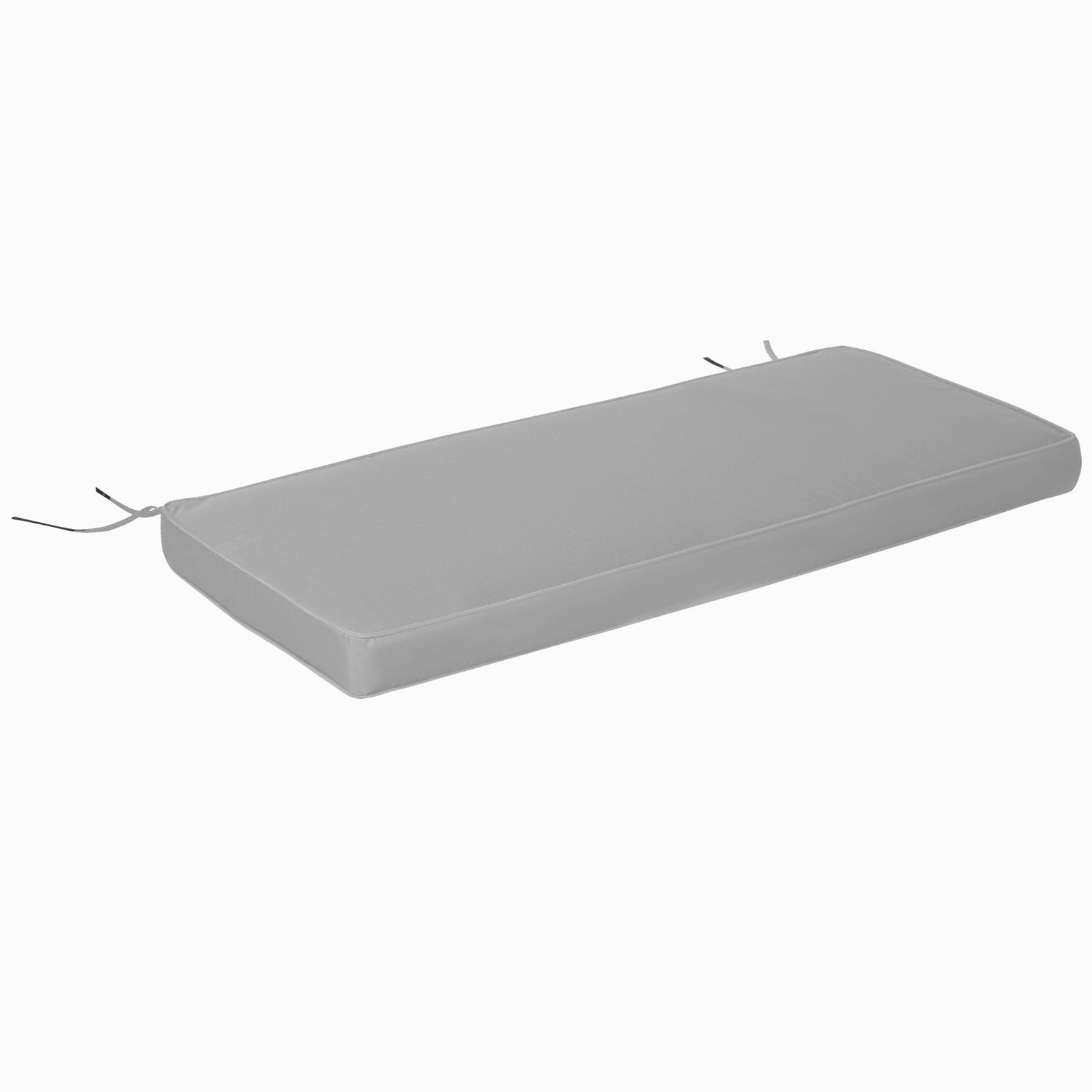 Light Grey 2-seater Bench Cushion