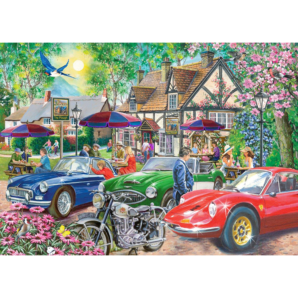 Plough Inn - Big 500 Piece Jigsaw Puzzle For Adults, With Extra Large Pieces