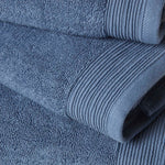 100% Combed Egyptian Cotton 700 Gsm Towels | Face Towel | Denim Blue
