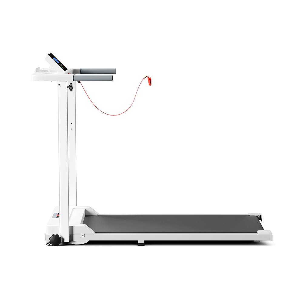 Folding Protective Indoor Treadmill | White