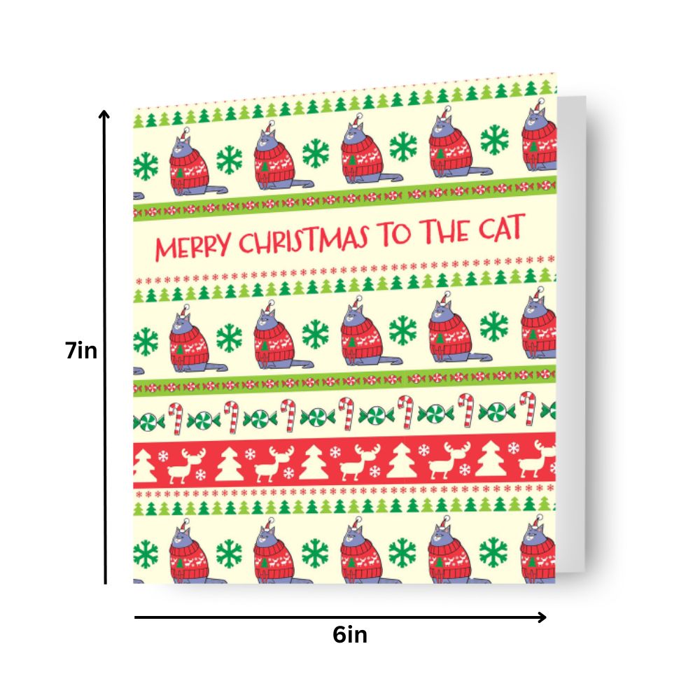 To The Cat' Christmas Card Official Product