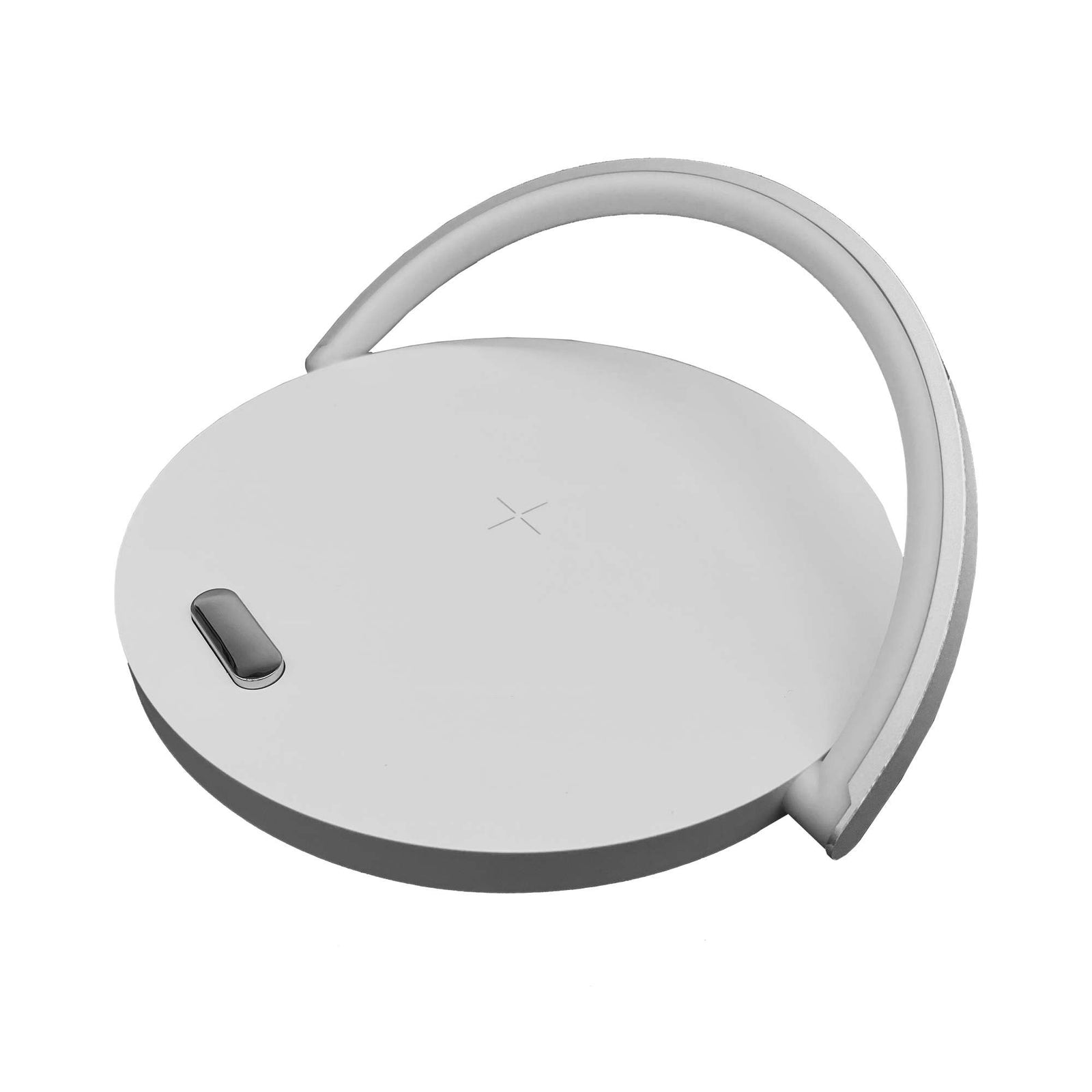 Touch Control Bedside Lamp With Built-in Wireless Charging | White