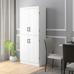 Freestanding Cupboard With 6 Tier Shelves
