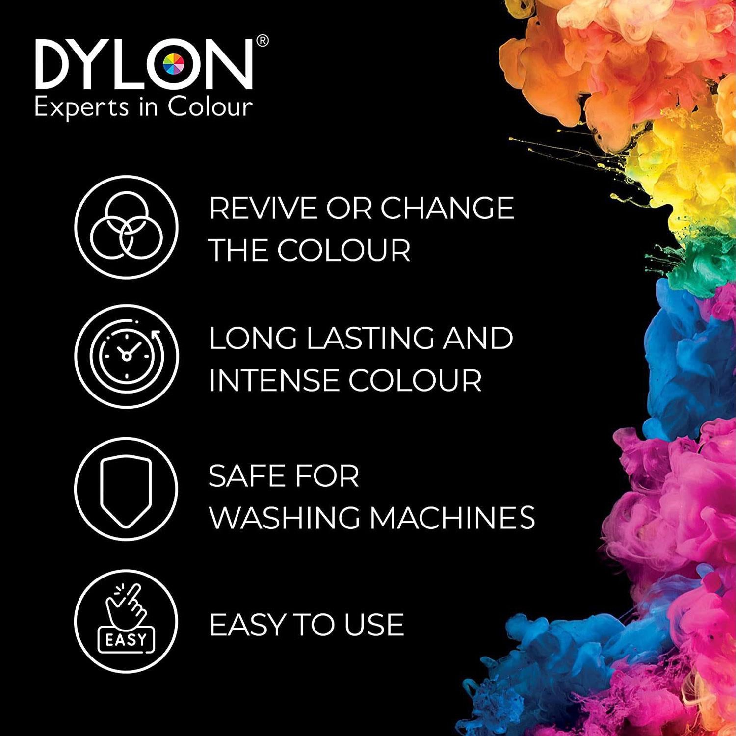 DYLON Washing Machine Fabric Dye Pod 350g For Clothes Emerald Green, 2pk