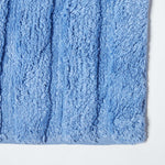 Spa Supreme Luxury Bath Mat | Bath  Pedestal Set | Blue
