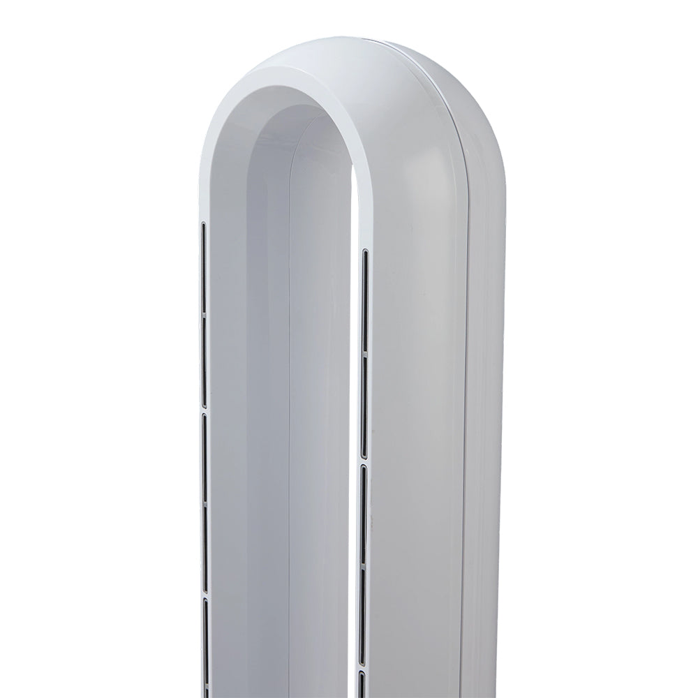 Modern Bladeless Tower Fan Heater & Cooler With App Control, 8 Speeds, 3 Heating Modes, 80° Oscillation, Led Display & Remote