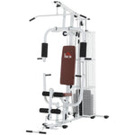 Multifunction Home Gym Weight Training Workout Station | White