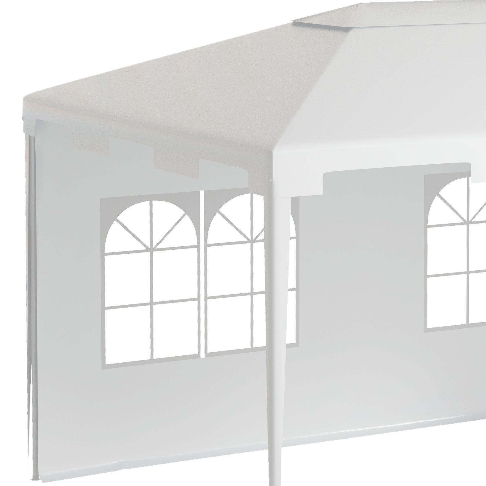 Party Tent Waterproof Garden Gazebo Canopy Cover Shade | Cream