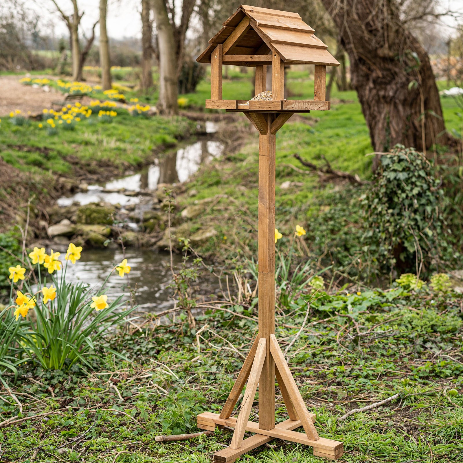 Belton Bird Table 145cm Fsc® Timber | Natural