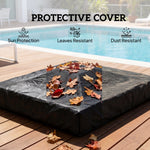 Rattan Sun Loungers Set Of 2 With Side Table | Dark Grey