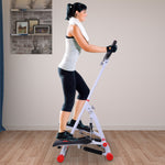 Foldable Step Machine Height Adjustable Stepper | Red