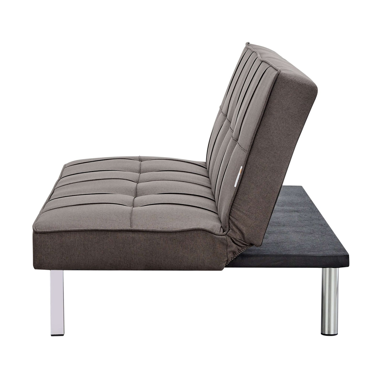 Click Clack Linen Blend Sofa Bed - 3 Seater | Brown