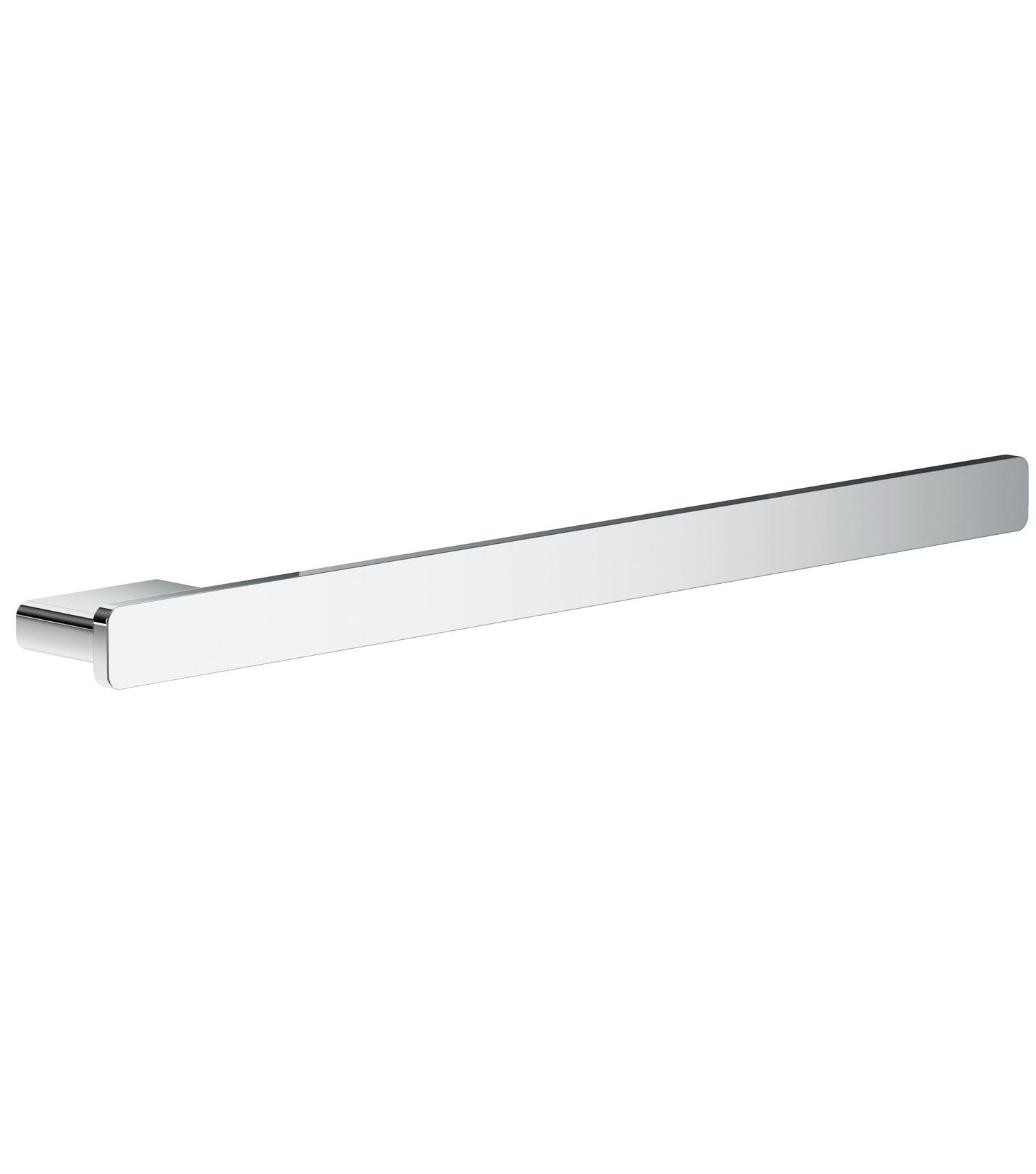 Aluminium Cabinet Towel Bar Bathroom Rail Storage Oganiser | Polished Chrome