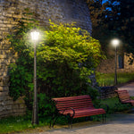 2.4 M Garden Lamp Post Light With Aluminium Frame
