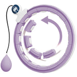 Smart Weighted Hula Hoop With 16 Detachable Knots | Purple
